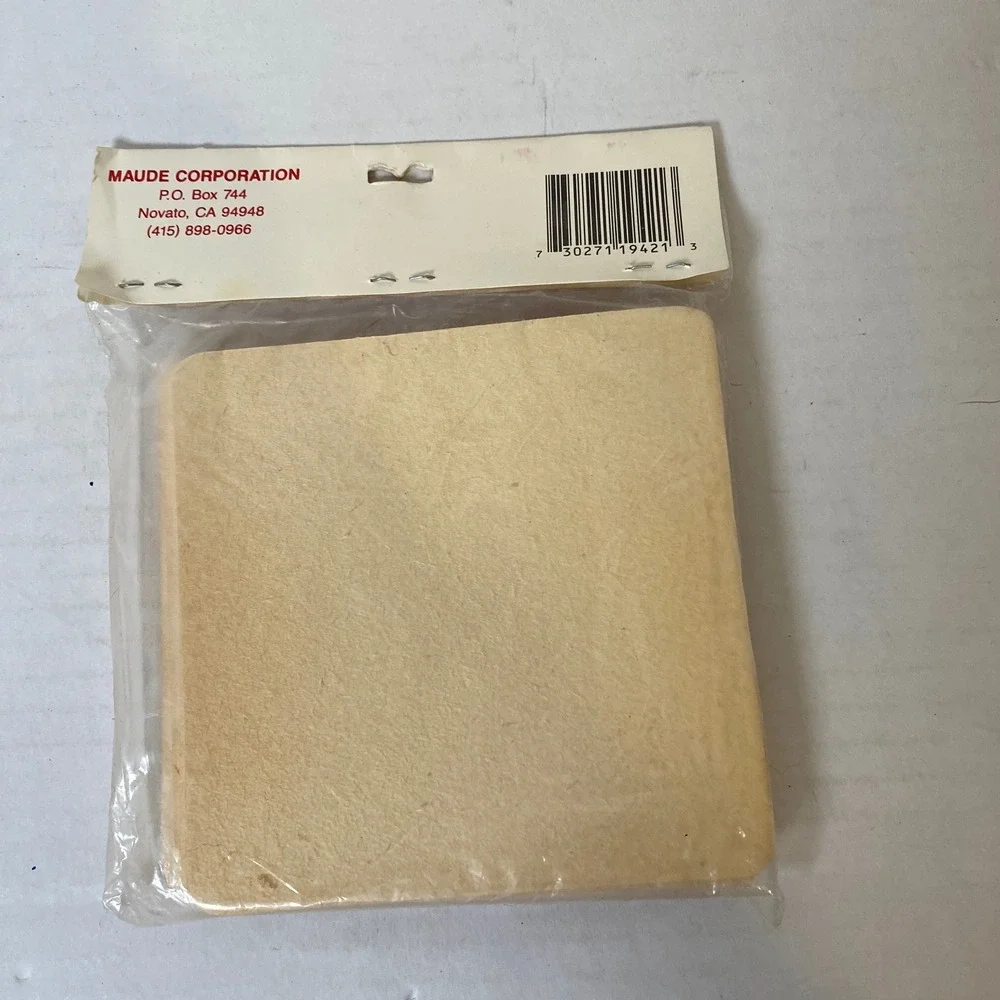 Maude Corporation Gene's Bar Coasters‎ Alcohol Resistant Absorbent New 2 packs